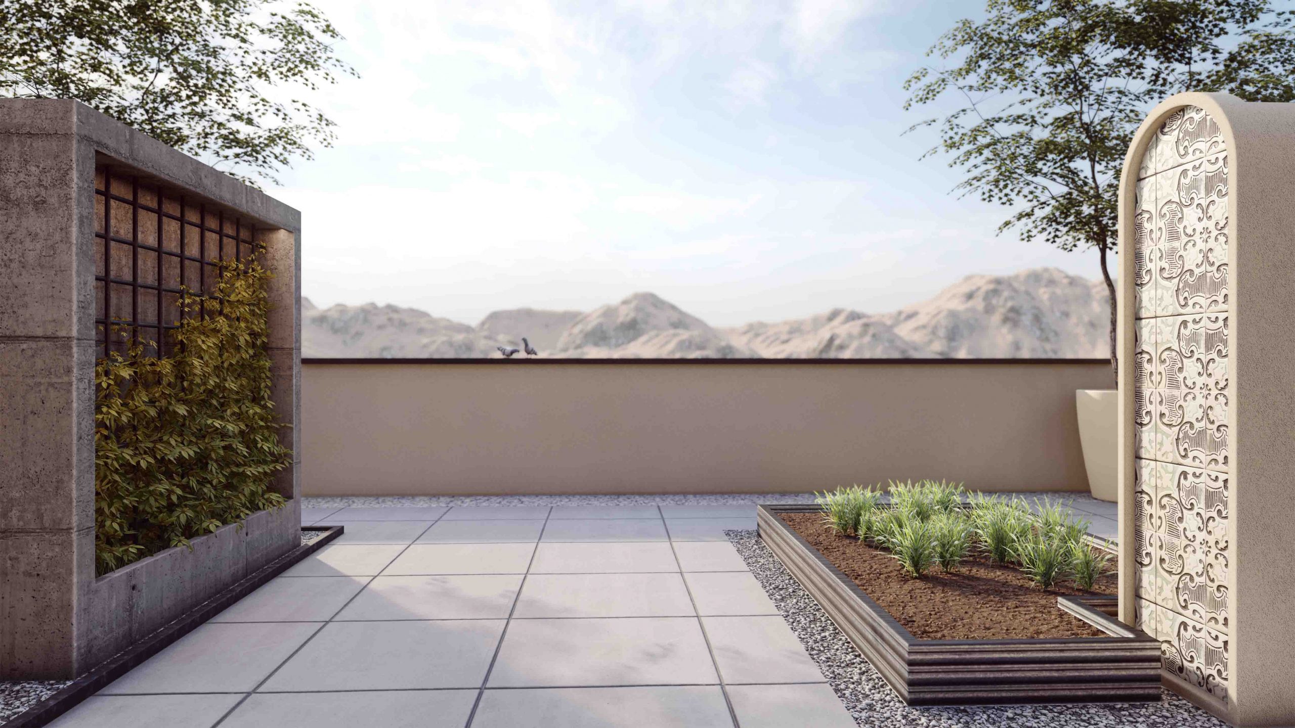 Landscape-Roof Garden